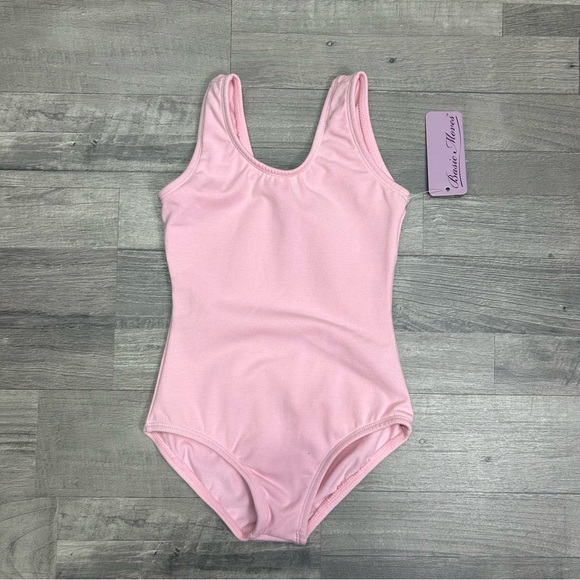 Basic Moves Toddler Girls Pink Leotard 4/5 - Picture 1 of 6